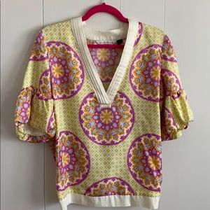 Robert Graham Silk Top Size L EUC